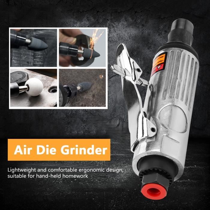 Meuleuse pneumatique, Air Grinder, 1/4 pouce Broyeur à air, Trousse de... pas cher