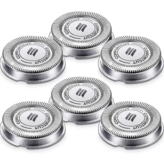 Lot De 3 Têtes De Rasoir De Rechange Pour Philips Série 1000 (S1xxx) Et Série 3000 (S3xxx)