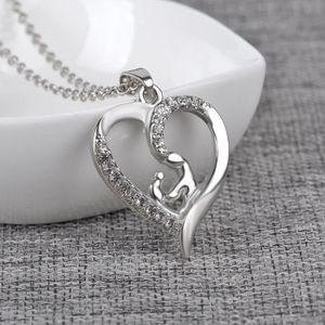 Collier Mère Enfant En Acier Inoxydable - Avec Boîte Cadeau, Neuf Avec étiquettes