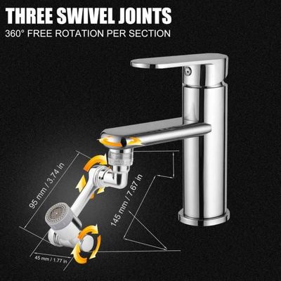Rallonge robinet rotative universelle,Aérateur robinet rotatif à 1080 °,Aérateur robinet à bras,mode unique-ECONOMISEUR D'EAU - Bricolage