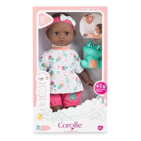 Corolle Mon Premier Poupon Bébé Bain Alyzée 30cm – Poupée Aquatique Avec Jouet De Bain, Dès 18 Mois