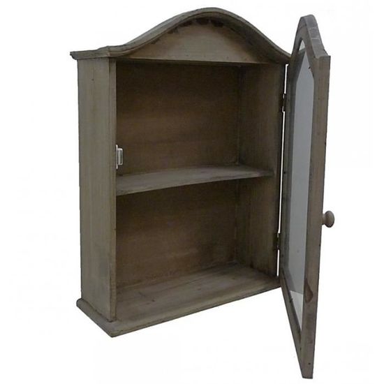 Etagere De Rangement Murale Vitree Facon Petite Armoire De