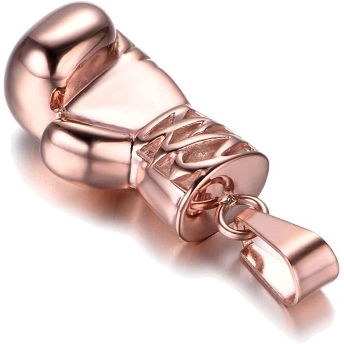 Pendentif Vintage Boxe Anglaise En Bronze – Bijou Homme Sport