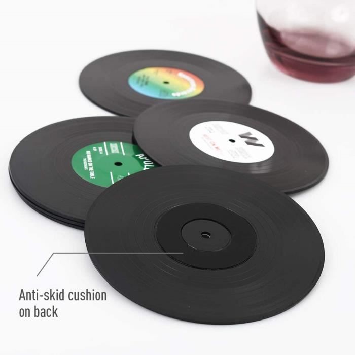 Lot de 6 dessous de verre vinyle Ribera main image 1