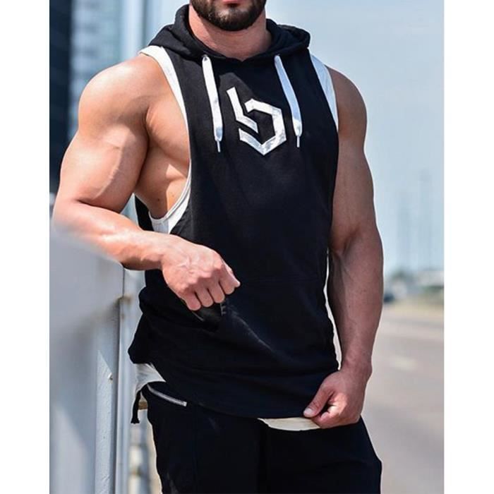 Debardeur avec capuche discount homme