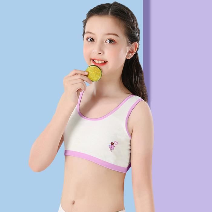 Enfants filles sous vetements coton soutien gorge gilet enfants sous vetements sport sous vetements vetementsViolet Violet Cdiscount Pret a Porter