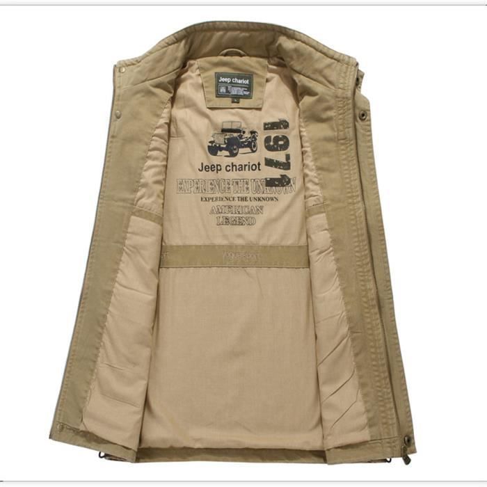 Gilet homme coton clearance
