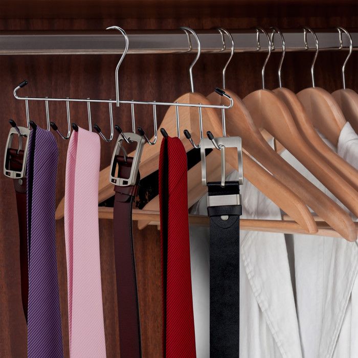 UIEXAY Lot De 5 Porte Foulard,Range Ceinture Pour Garde Robe