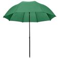 SUMMER Parapluie de pêche Vert 240x210 cm,avec design classique 147976-2