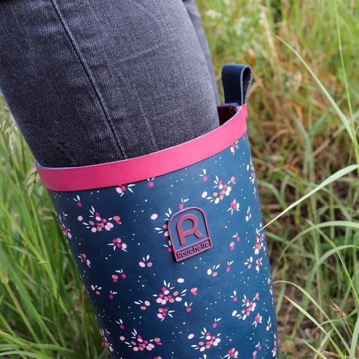 Bottes de pluie femme ROUCHETTE Goji Bleu canard 37 Souple