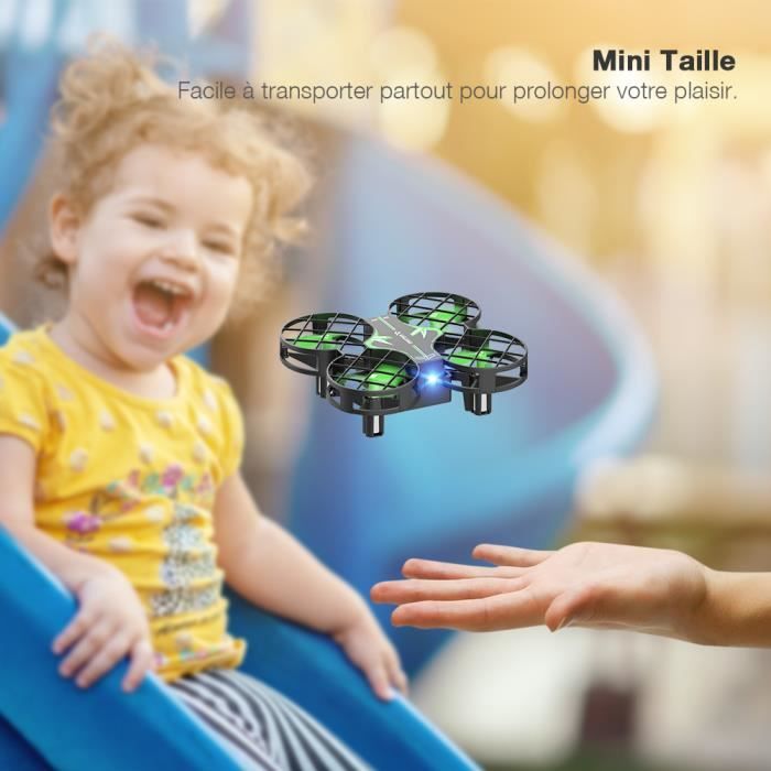 Mini Drone Enfant, Drone Jouet, 21 Mins Autonomie, 3 Batteries