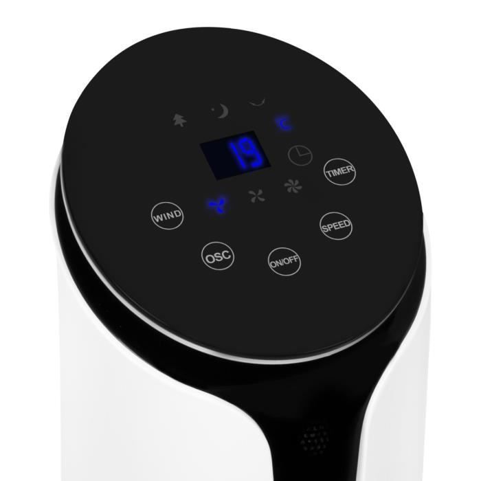 Ventilateur Portable Rechargeable Arctic Air - Technologie Hydro-Chill - 3 Vitesses - Avec Béquille Et Lumières LED