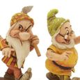 Figurine 7 Nains - Homeward Bound - Disney Tradition by Jim Shore - Effet bois - Blanche Neige-3