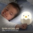 Veilleuse bébé - NOVHILL - Poussin - Rechargeable USB - Jaune - Lumière douce-3