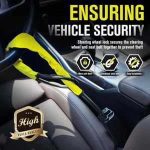 Antivol Volant Télescopique Furbolock – Barre De Sécurité Ultra-dissuasive Pour Voiture