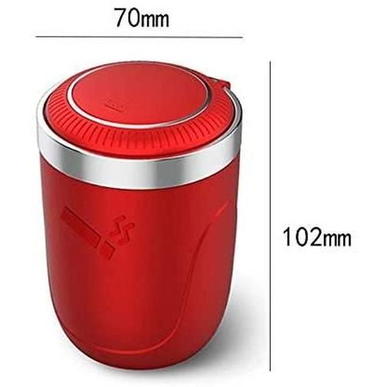 Bureau et Voyage LSEEKA Cendrier avec Couvercle Bureau Cendrier Inoxydable Argent Maison Voiture Cendrier De Voiture Portable pour IntéRieur et ExtéRieur avec Tapis Antidérapant Pour Bar 