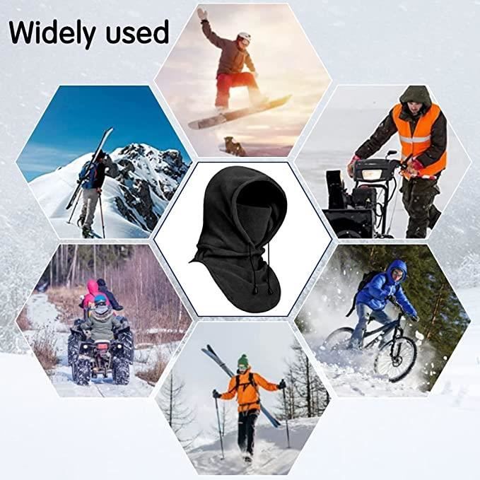 Cagoule Polaire Cache-Cou, Masque de Ski Hiver Froid Cagoule Polaire pour  Hommes Femmes Moto, Ski, Cyclisme et Course[S666] - Cdiscount Auto
