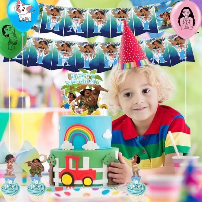 Boîte à Bonbons En Papier Drôle Moana,fournitures De Fête,décoration D'anniversaire Pour Enfants