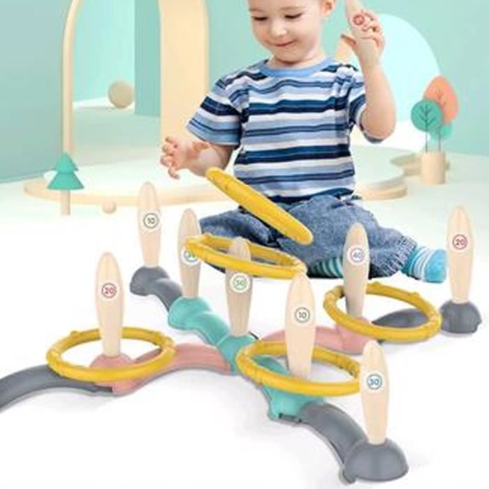 TOYANDONA 20 Pièces Anneaux De Lancer en Plastique Jeu D'Adresse Extérieur pour Enfants Et Famille Cercles De Lancer pour Activités De Plein Air Et Réunions Ludiques