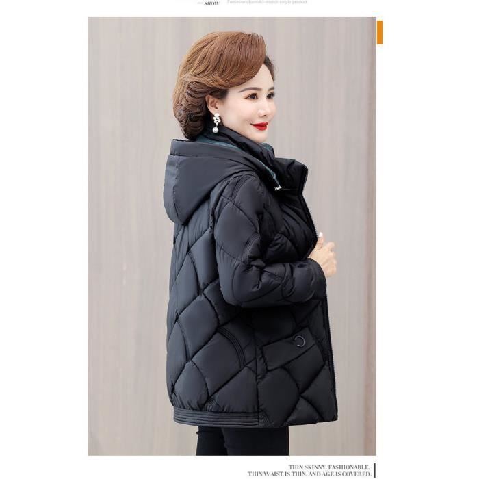 DOUDOUNE Femme Mode simple Ample Manches longues Garder au chaud