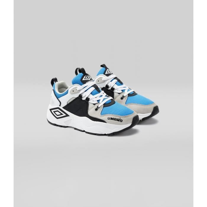 Basket basse en cuir mixte blanc UMBRO mod le Run M pour femme