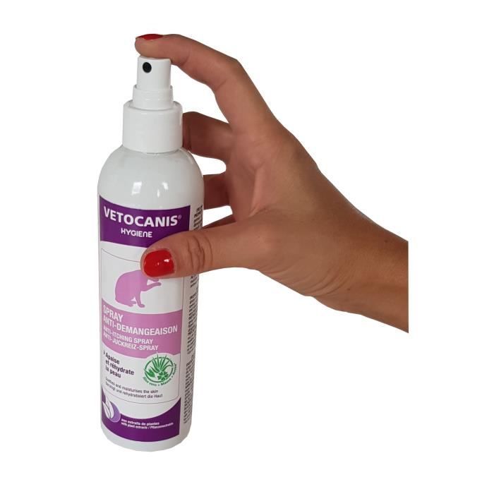 VETOCANIS Spray calmant anti démangeaison - 250 ml - Pour chat - Cdiscount