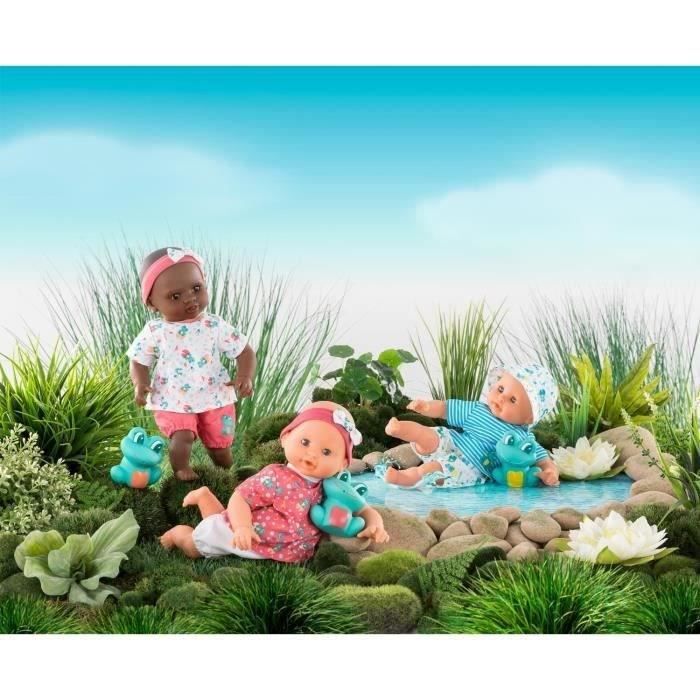Poupon Bébé Bain Alyzée - Grenouille
