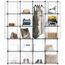 Langria 20 Cubes Penderie Modulable Plastiques Meuble Etagere De