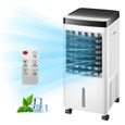 Climatiseur Mobile, humidificateur, avec réservoir d'eau de 10 L, 3 vitesses de vent, refroidisseur d'air portable avec