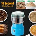 Broyeur à grains entiers - GOBRO - Mini robot culinaire multi-fonction - Acier inoxydable - Prise UE-0