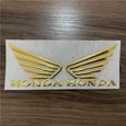 Décoration véhicule,Autocollants de Moto pour Honda Wing,décorations universelles,logo de réservoir d'huile et de - Type Or-0