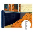 Membrane de fondation Jardibric bi-couche en PE-HD à alvéoles - 1,5 x 20 m - Poids 400 gr/m²-0