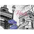Puzzle adulte Ravensburger - Tour Eiffel et Arc de Triomphe de Paris - 1500 pièces - Noir et blanc-0