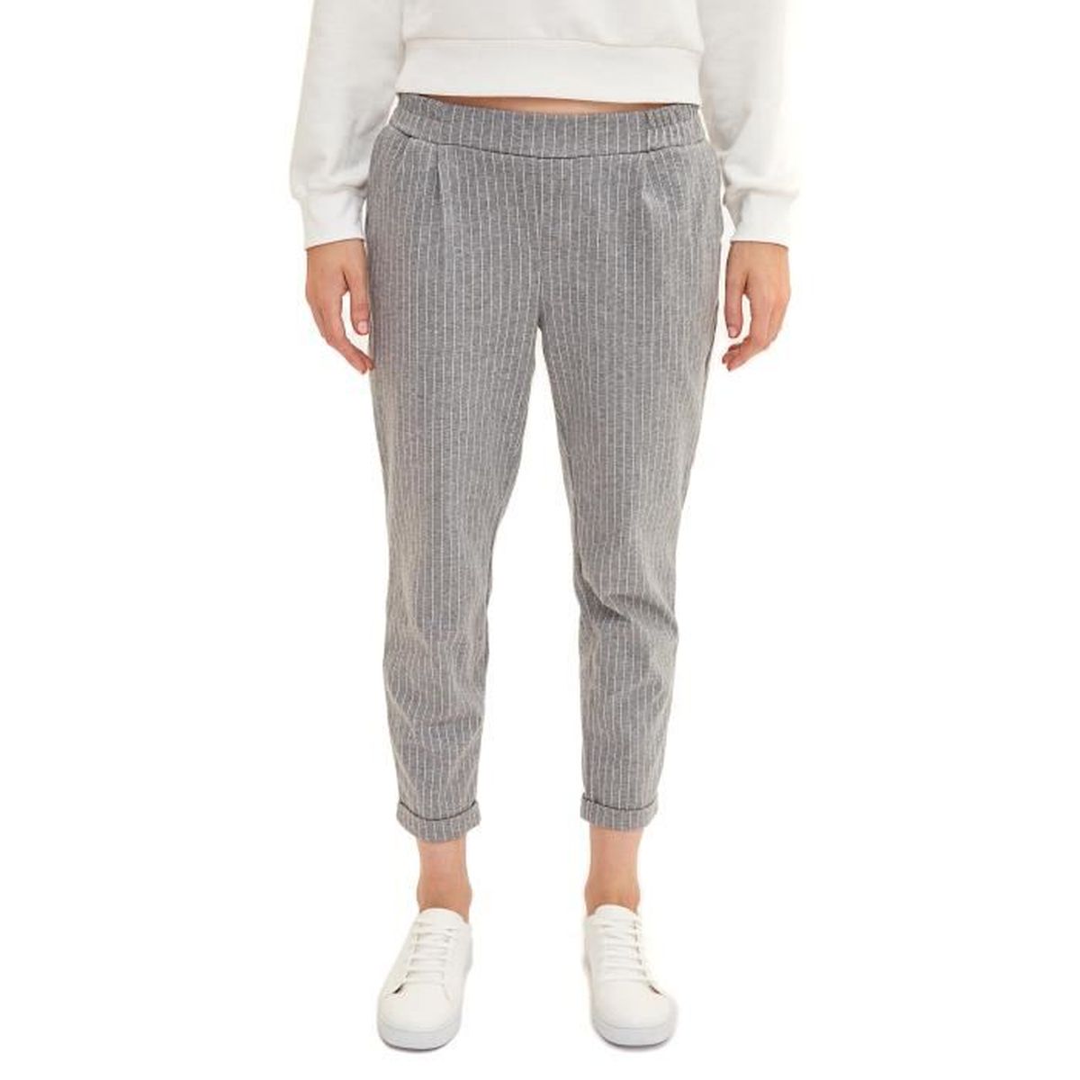 Jogging Décontracté Femmes Beige Lucky Pantalons 40 NOUVEAU
