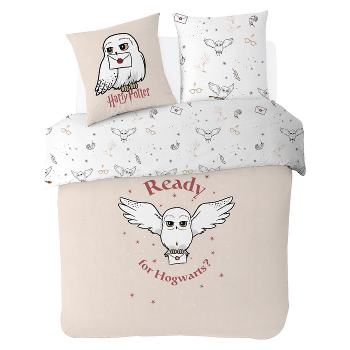 Hedwige Plaid E Cuscino 2 In 1 Harry Potter - Morbido E Soffice, Coperta Con Cerniera, Ideale Per Viaggi E Relax, Regalo Ufficiale