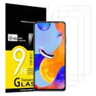 MYLS Lot de 3, Verre Trempé pour Xiaomi Redmi Note 12 Pro, 12 Pro+ 5G, Film Protection écran - Anti Rayures - sans Bulles d'air
