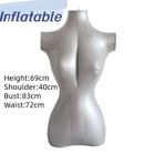 Mannequin Gonflable Femme 84 Cm – Torse Buste Pour Affichage Robes, Bijoux, Sous-Vêtements – Portable Et Réaliste