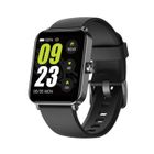 YAMAY Montre Connectée Homme Femme Smartwatch Tensiomètre Montre Sport Cardiofrequencemetre Podometre Sommeil pour Android iOS Noir