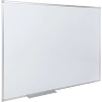 ALLboards Tableau Blanc Magnétique Effaçable à Sec avec Cadre Slim en Aluminium 120x80cm, Whiteboards