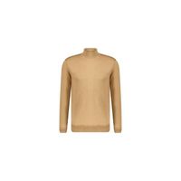 DEELUXE Pull col roulé coton ROLLUP Caramel