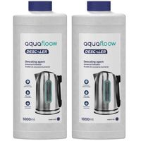 Aquafloow DESCALER Détartrant Liquide Machine à Café 2 x 1000ml - Compatible: Delonghi Bosch Senseo Nespresso Dolce Gusto, Krups 