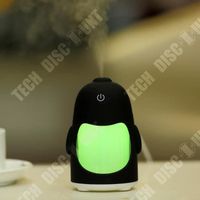 TD® Humidificateur Portable en forme de Pingouin- Mini Lumière USB Purificateur d'air- Décoration d'intérieur- Mini et Pratique