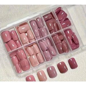 Capsules Faux Ongles Peggy Sage - Boîte De 100 Ongles Ovales Couleur Nude Pink