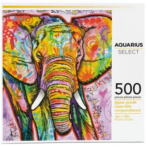 PUZZLE Puzzle 500 pièces Dean Russo Elephant - Aquarius -