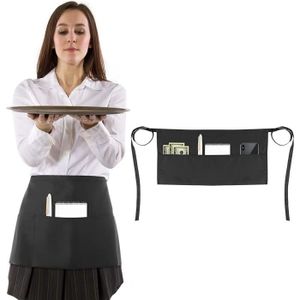 Tablier bistro, Tablier serveur, serveuse, restaurant, brasserie, 60x75 cm