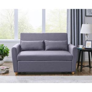 Canape Convertible 2 Places 130cm Achat Vente Pas Cher