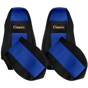 2x Camion Sitzbezüge Housses De Protection Housses pour SCANIA G P R Noir//Bleu