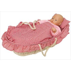 Porte-bébé poupon en gaze de coton rose - Vertbaudet