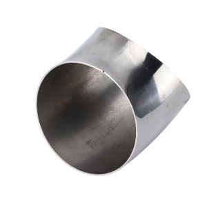 Gorgeri Stainless Steel Exhaust Elbow 90 Degree 44mm 1.75in Elbow Exhaust Pipe OD Bend Pipe Fitting 