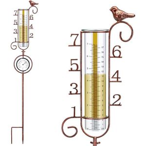 THERMOMÈTRE - BAROMÈTRE SYSUVANA Pluviomètre en métal avec thermomètre pou